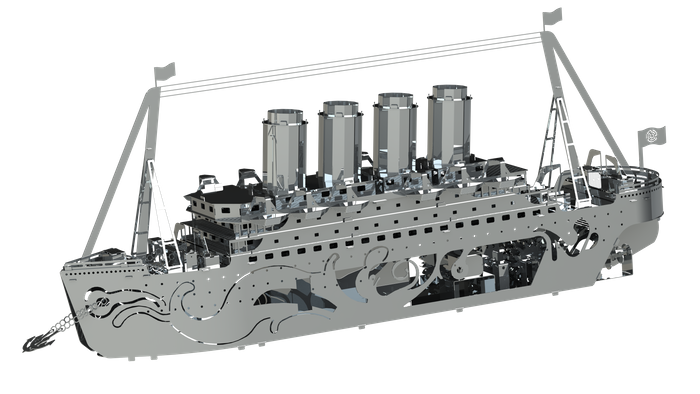 LOST AT SEA 3D Mechanical moving kit